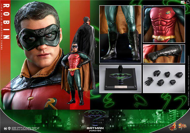 HT 1/6 MMS593/594 Batman Forever Robin Batman Sonar Suit Action Figure