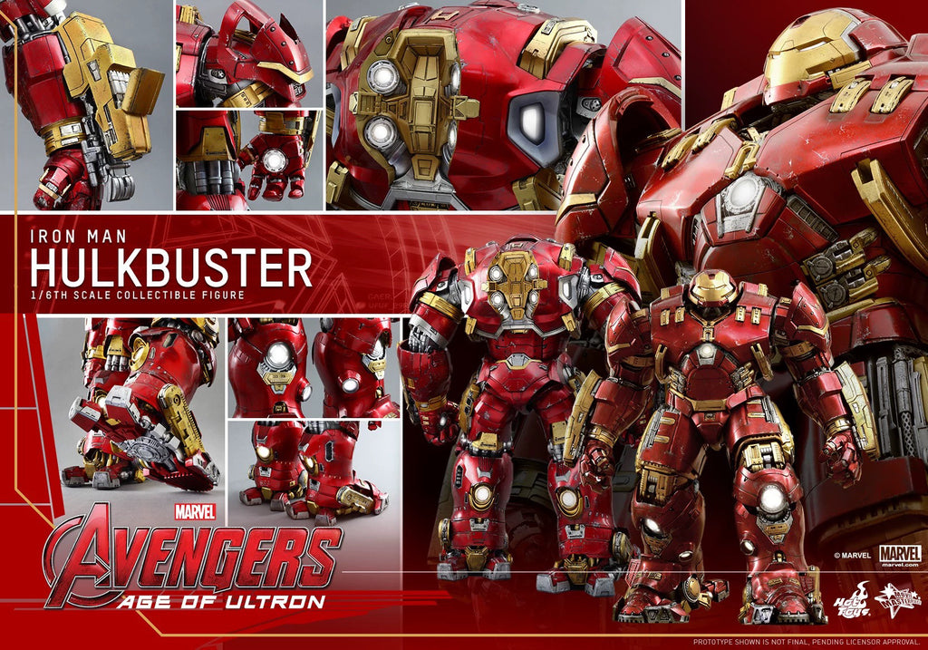 HT HOTTOYS Iron Man Hulkbuster 1.0 2.0 Armor MK44 1/6 Avengers 60cm high movable figure