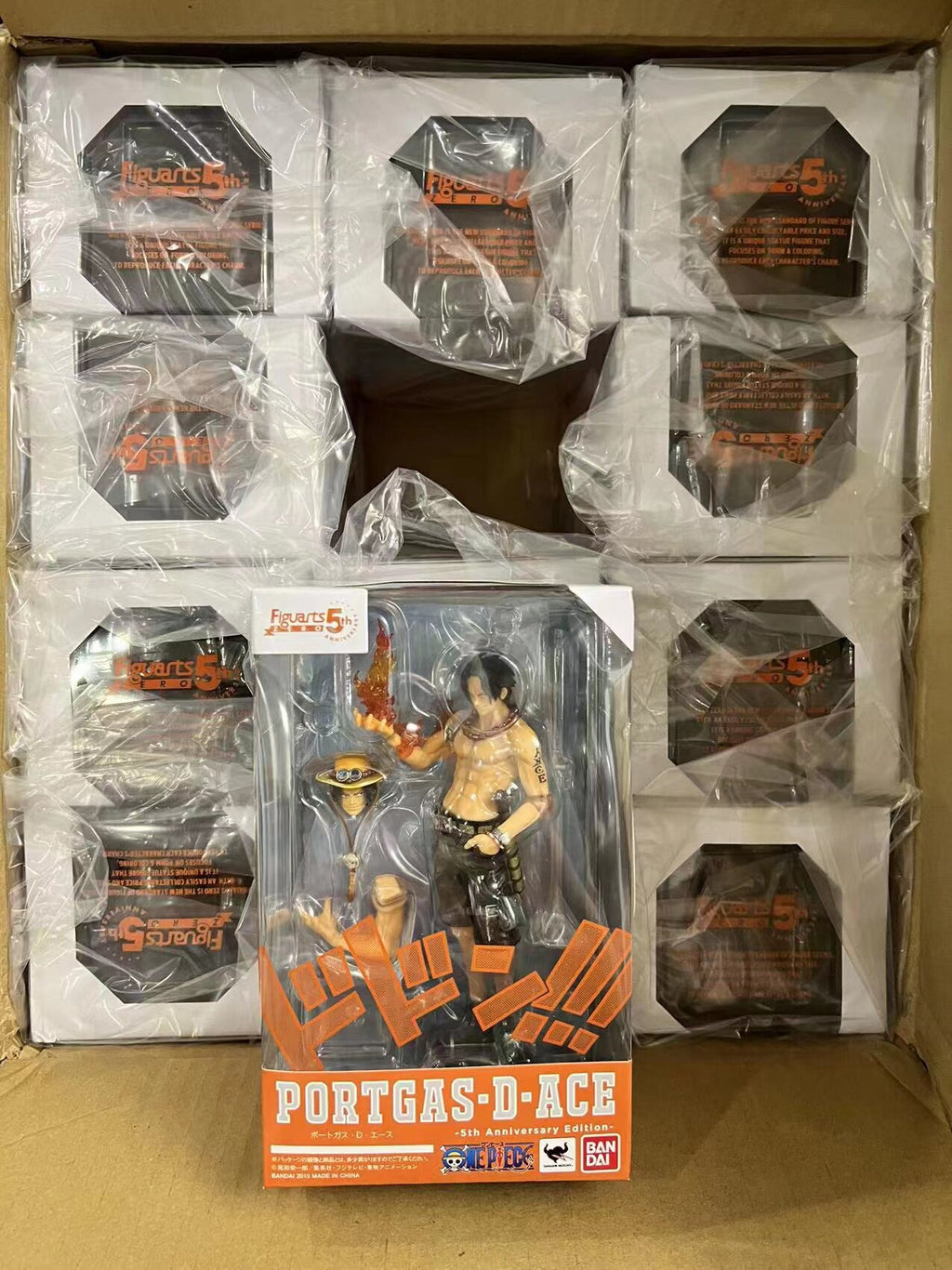 Japanese Edition: Bandai — One Piece Figuarts ZERO — Portgas D. Ace (Fire Fist) — 5th Anniversary Commemorative Edition Figure