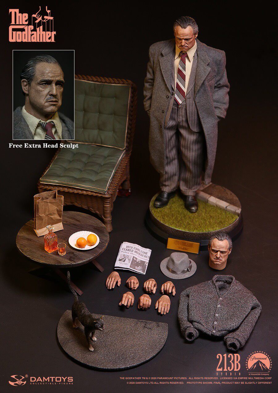 DAMTOYS 1/6 Vito Corleone, The Godfather, Formal Version Figure DMS032/033