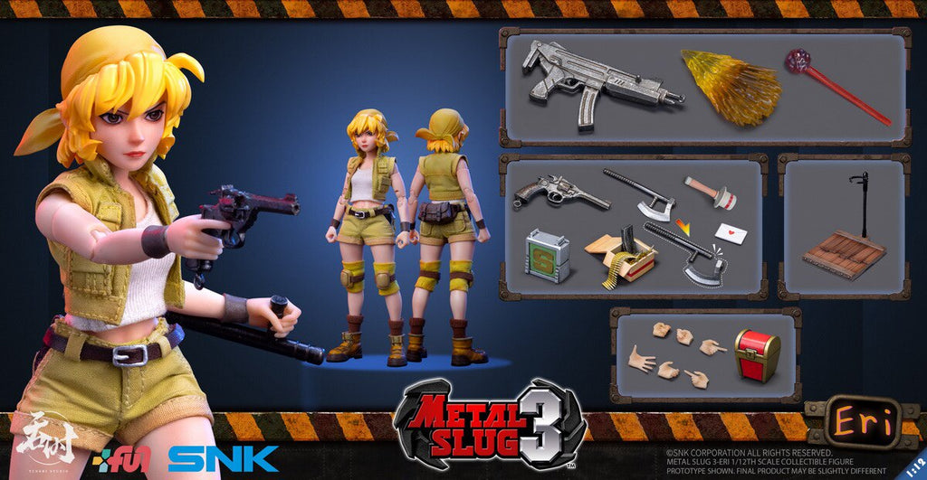 1/12 Metal Slug 3 Fio/Miri Action Figure TS-006/007