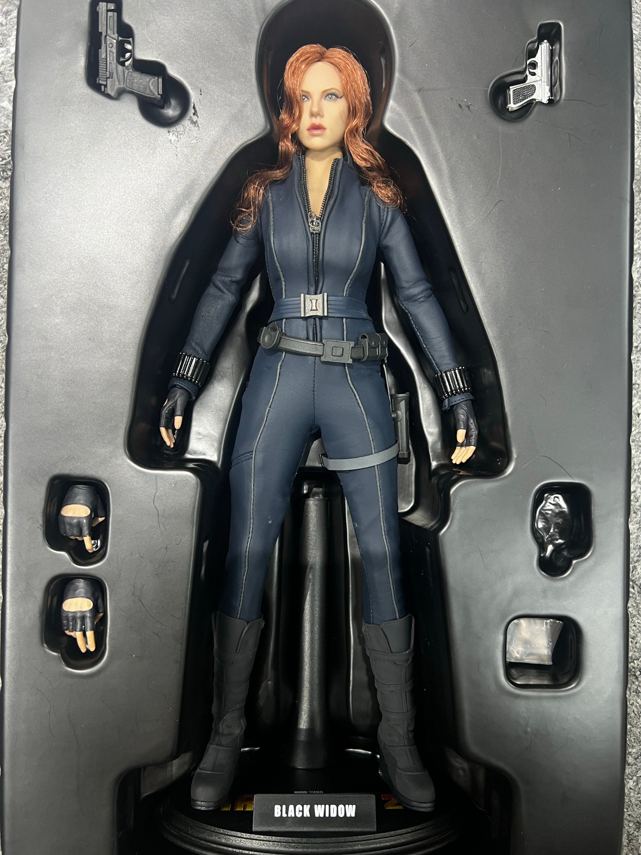 HOTTOYS HT Iron Man 2 Avengers Black Widow 1.0 Action Figure