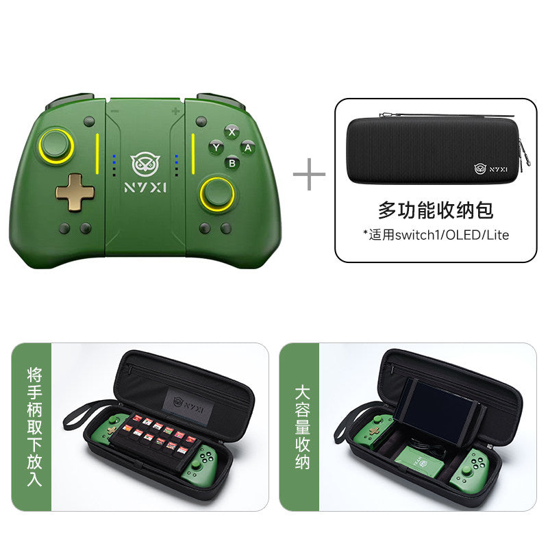NYXI Hyperion Pro Meteor Light Wireless Joy-pad for Switch2/Switch OLED/Switch Lite witStorage Bagh