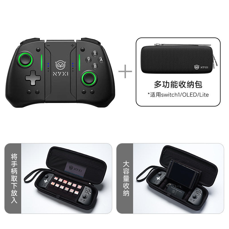 NYXI Hyperion Pro Meteor Light Wireless Joy-pad for Switch2/Switch OLED/Switch Lite witStorage Bagh
