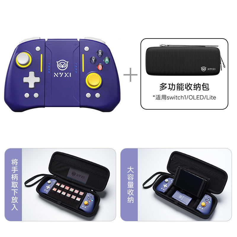 NYXI Hyperion Pro Meteor Light Wireless Joy-pad for Switch2/Switch OLED/Switch Lite witStorage Bagh